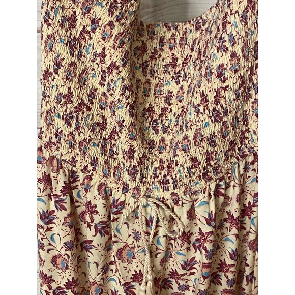 Band of Gypsies Collective Women's Size Medium Jumpsuit Romper Cream Floral NWT - Picture 5 of 6